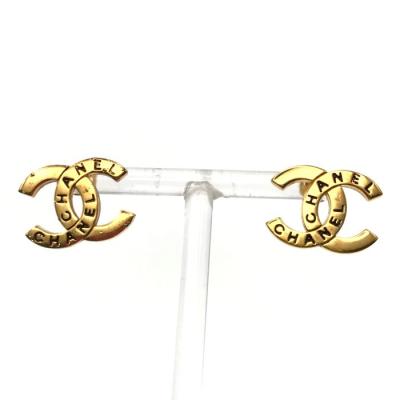 良品 CHANEL シャネル ココマーク ヴィンテージ 刻印 ピアス