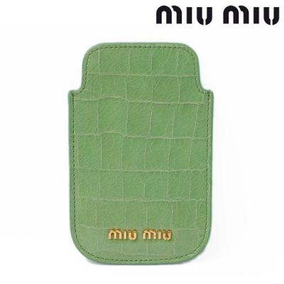 miu miu iPhone用ケース（ケース素材：本革レザー）｜スマホケース