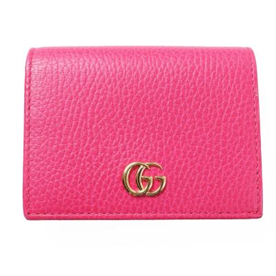 グッチ 財布 ピンク 二つ折り（GUCCI）（色：ピンク系）の