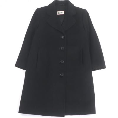 極美品 M ヘルノ ダイヤゴナル 中綿 ウール チェスターコート 紺 イタリア製 ヘルノチェスターコート中綿ネイビー48