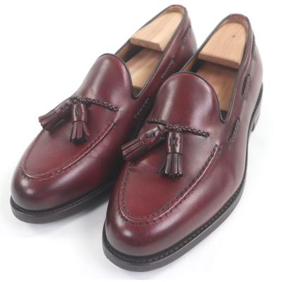 極美品□Berwick 1707 バーウィック 4340 SIDADB レザー タッセルローファー モカシン フラットシューズ バーガンディ 7 スペイン製 極美品□Berwick 1707 バーウィック 4340 SIDADB レザー タッセル