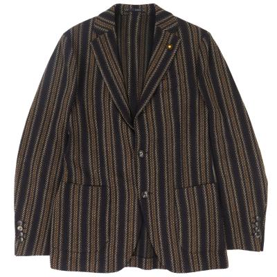 ストライプジャケット（LARDINI）（色：ブラウン系）のおすすめ人気
