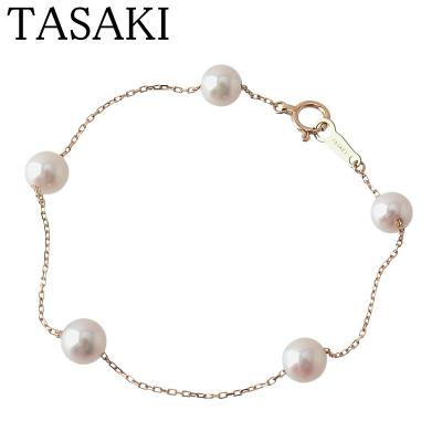 TASAKI タサキ パール ブレスレット ステーション アコヤパール6.3mm  