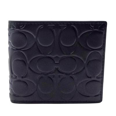 COACH メンズ二つ折り財布（小銭入れの有無：小銭入れ付き）｜財布