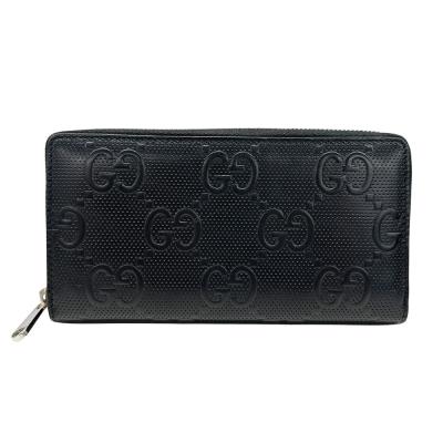 GUCCI（グッチ） 財布 メンズ ブランド 長財布 GGエンボス ジップ
