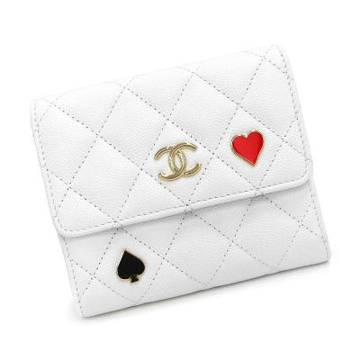 シャネル 財布 白（レディース三つ折財布）｜財布 | ファッション の  