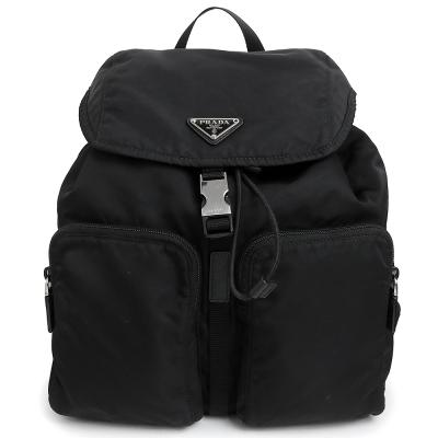 PRADA プラダ リュック バックパック 三角ロゴ 大容量 V135 ブラック