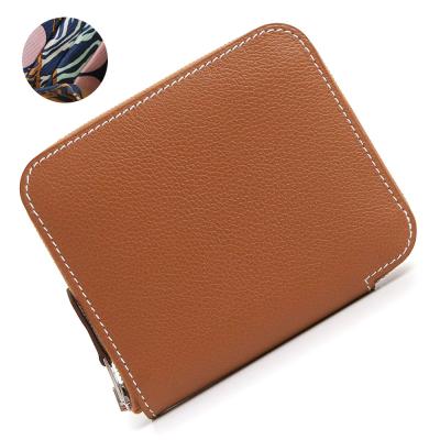 極美品】HERMESアザップシルクインコンパクト コインケース エトゥープ