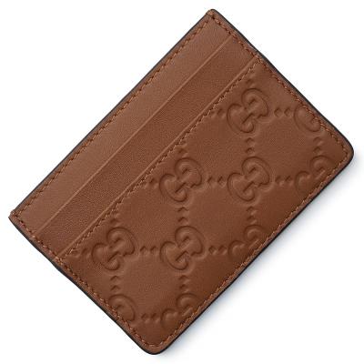 【美品】⠀GUCCI カードケース オフィディアGG ブラウン グッチ オフィディア〕カードケース ・ベージュ＆ダークブラウン ファブリック
