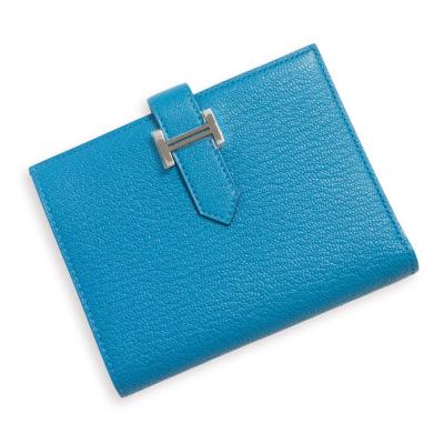 エルメス ベアンコンパクト ブルー（レディース財布） | ファッション
