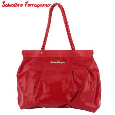 Salvatore Ferragamoフェラガモ エナメルエンボストートバッグ エナメルトートバッグ（FERRAGAMO）のおすすめ人気商品一覧 通販