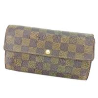 ラスト1点 ルイ ヴィトン 長財布 ファスナー付き長財布 ポルトフォイユサラ N61734 ダミエ Louis Vuitton 中古 L1430 | BRAND DEPOT