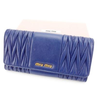 miu miu レディース財布（色：ブルー系）｜ファッション おすすめ人気