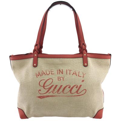 【BIGお買い物ラリー★30%OFFセール中】グッチ GUCCI トートバッグ スウィングクラフト ベージュ×ベゴニアレッド レディース 中古 GUCCI（グッチ） 【初売りSALE☆30%OFFクーポン】グッチ トートバッグ