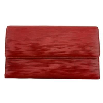 LOUIS VUITTON レディース二つ折り財布（色：レッド系）｜財布