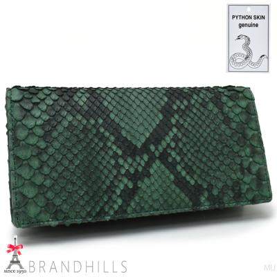 パイソン 財布グリーン二つ折りのおすすめ人気商品一覧 通販 - Yahoo