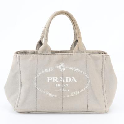 PRADA プラダ カナパ デニム トートバッグ ハンドバッグ 白タグ. プラダ カナパ デニム ホワイト（ファッション）の商品一覧 通販
