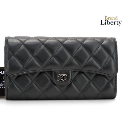 CHANEL フラップ長財布 マトラッセ ラムスキンの商品一覧 通販 - Yahoo