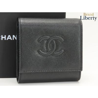 CHANEL レディース二つ折り財布（収納カード枚数：〜10枚未満）｜財布