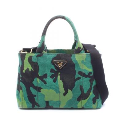 PRADA レディーストートバッグ（色：グリーン系）｜バッグ