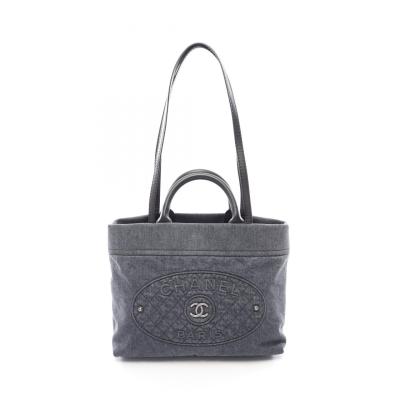 CHANEL レディーストートバッグ（バッグ、小物素材：帆布、布製