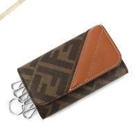 最大1500円クーポン フェンディ Fendi キーケース メンズ ズッカ柄 ブラウン系 7ap011 Afb4 F1dza Fe 7ap011 Afb4 F1dza Brandol 通販 Yahoo ショッピング