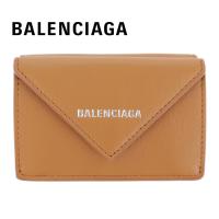 バレンシアガ 財布 三つ折り BALENCIAGA ミニ財布 ブルーグレー 