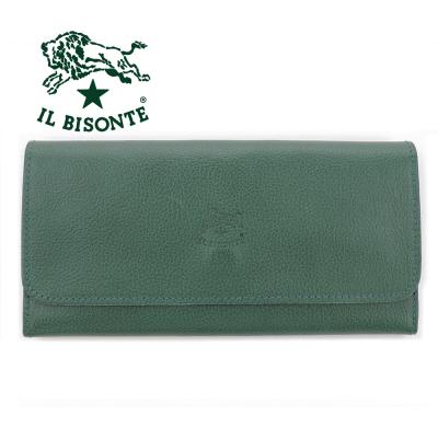 【定番＆新品】IL BISONTE 長財布 グリーン☆ 楽天市場】イルビゾンテ 財布（カラーグリーン）（メンズ財布