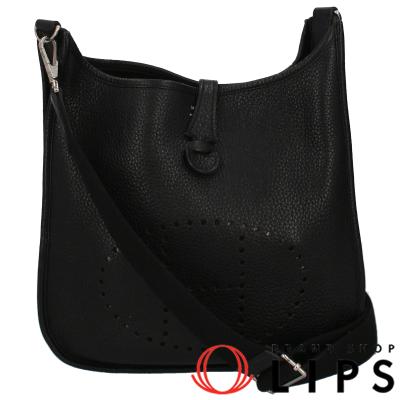 新品展示品✨HERMES❤️エヴリン エブリンMM♪ショルダーバッグ✨人気ブラック エルメス エヴリンミニ TPM アルドワーズ/S金具 (HERMES/ショルダー