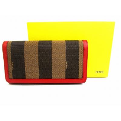 フェンディ 長財布（FENDI／レディース財布）（色：レッド系