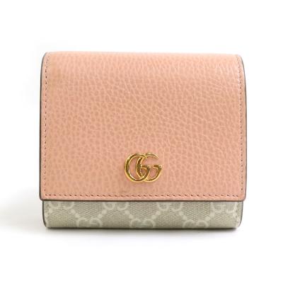 グッチ 財布 ピンク 二つ折り（GUCCI）（色：ピンク系）のおすすめ人気