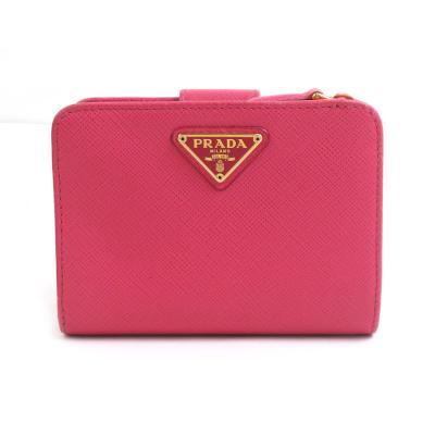 PRADA レディース二つ折り財布（色：ピンク系）｜財布｜ファッション