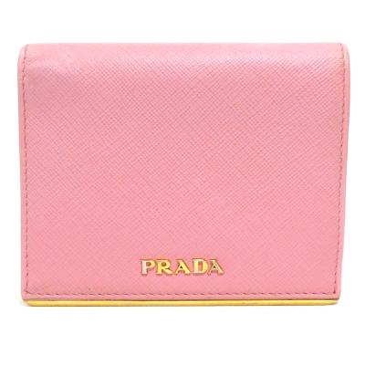 PRADA レディース二つ折り財布（色：ピンク系）｜財布｜ファッション