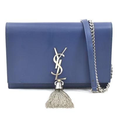 サンローラン◽️新品◽️YSLベイビーサッチェルチェーンバック サンローランパリ ニキ ベイビー レザー チェーンショルダー