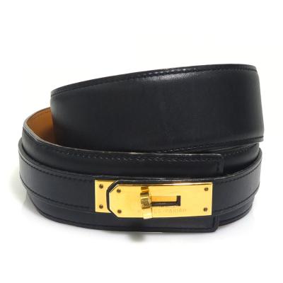 エルメス♡レディース♡ブラック細ベルト70♡美品 HERMES エルメス ベルト セリエ 70 ボックスカーフ ブラック シルバー