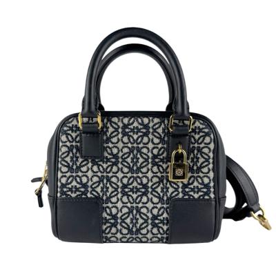 ふ*き様 正規品⭐︎LOEWE ロエベ　アマソナ　ネイビー レザー ハンドバッグ ロエベバッグ アマソナ ネイビーのおすすめ人気商品一覧 通販 - Yahoo