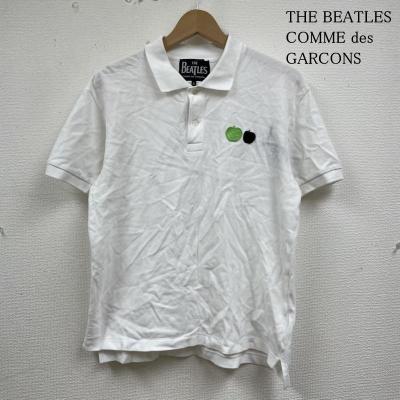 THE BEATLES COMME des GARCONSポロシャツホワイトXL The Beatles CDG: Polo Shirt (White with embroidered Apples) | DSMG