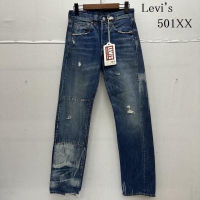 501 リーバイス ダメージ加工（メンズジーンズ、デニム）｜ボトムス