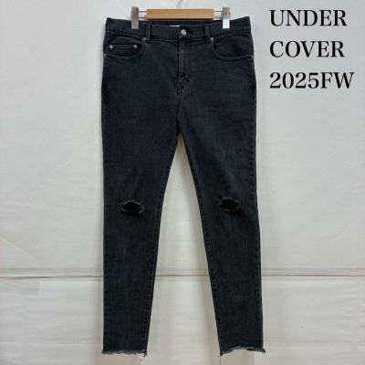 UNDERCOVER ブラックデニム　サイズ1 Undercover x Psycho アップリケ ジーンズ | ブラック | FARFETCH JP