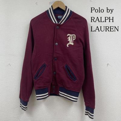 POLO スタジャン ブラック/レッド U.S. POLO ASSN.（ユーエスポロアッスン）の「U.S.POLO ASSN. ワッペン