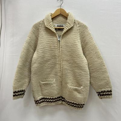 Kanata アイボリー カーディガン　カウチンニット　セーター　希少　カナダ製 本物のカウチンセーター」ということに拘りをもって条件を定義するなら