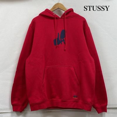 STUSSY メンズパーカー（色：レッド系）｜トップス｜ファッション 通販