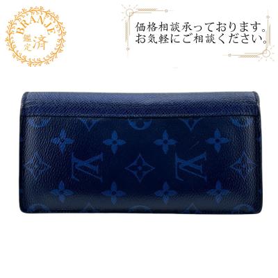 ルイヴィトン ポルトフォイユサラ 新品（色：ブルー系）の
