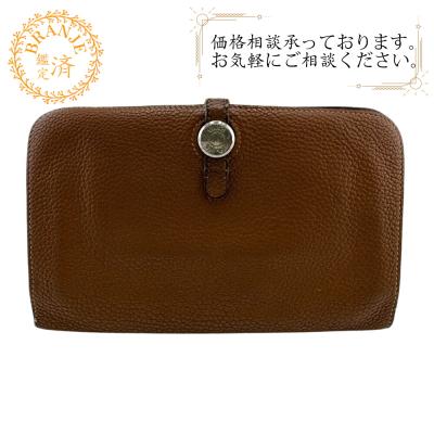 エルメス 財布 ドゴン コンパクト（色：ブラウン系）のおすすめ人気
