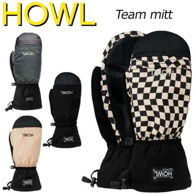 美品23-24 HOWL POCKET MITT ポケットミット　ミトングローブ スノーボード グローブ ミトン HOWL POCKET MITT ポケットミット