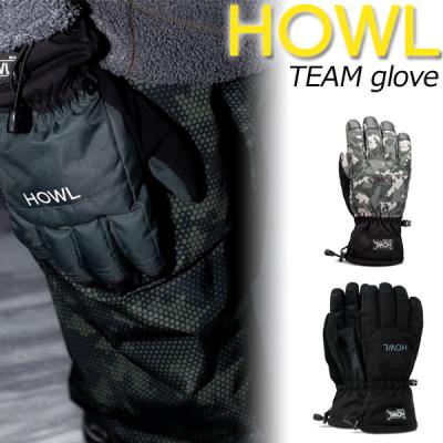 【中古美品】HOWL 防水ミトン グローブ ベージュ/黒 中古美品】HOWL 防水ミトン グローブ ベージュ/黒 howl グローブ