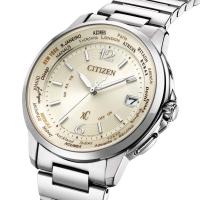 CITIZEN XC シチズン クロスシー basic collection メンズ腕時計 電波ソーラー メタリックアイボリー文字盤 メタル MADE IN JAPAN 国内正規品 CB1020-54B | BRIGHTヤフー店