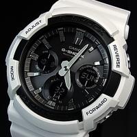 CASIO G-SHOCK カシオ Gショック ソーラー電波腕時計 アナデジモデル ホワイト/ブラック 国内正規品 GAW-100B-7AJF | BRIGHTヤフー店