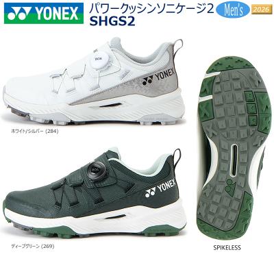 YONEXゴルフシューズ　26.0㎝ 楽天市場】ヨネックス(YONEX) ゴルフシューズ スパイクレス メンズ