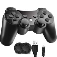 MINGYI PS3 コントローラー PS3 用 ワイヤレスコントローラー Bluetooth ワイヤレス ゲームパッド USB ケーブル 振動機能 | broadshop